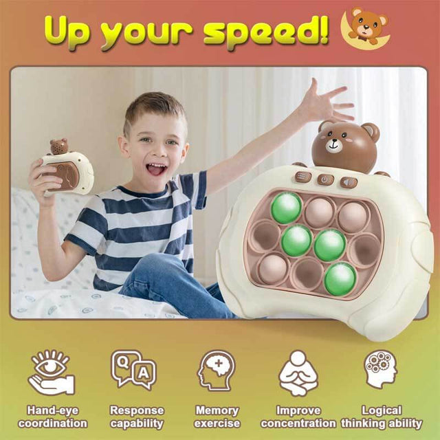Quick Push Speed Press Puzzle Game Machine For Kids Boys Girls Fidget Toys